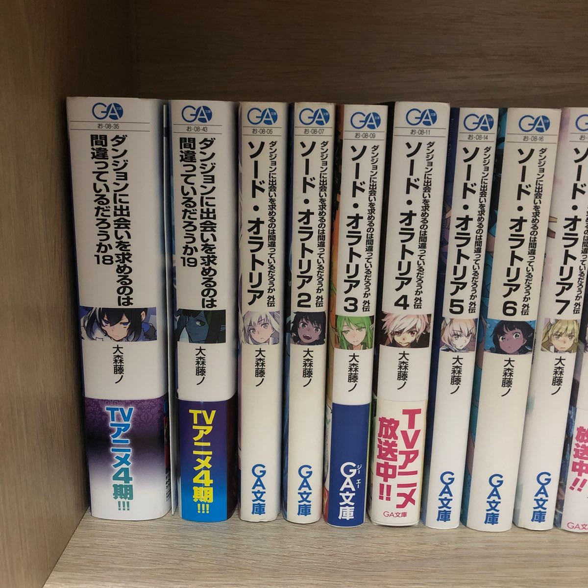 ダンジョンに出会いを求めるのは間違っているだろうか1〜19巻＋ソードオラトリア1〜14巻＋その他外伝全巻セットの画像6