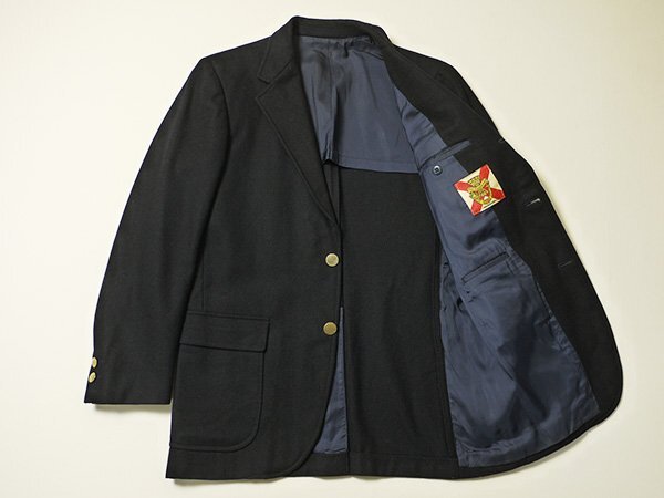 オールド◆　VAN JACKET　ヴァンヂャケット　金ボタン　フラノ　紺ブレザー　正規品　段返り3Bジャケット　テーラードジャケット　VAN JAC_画像3