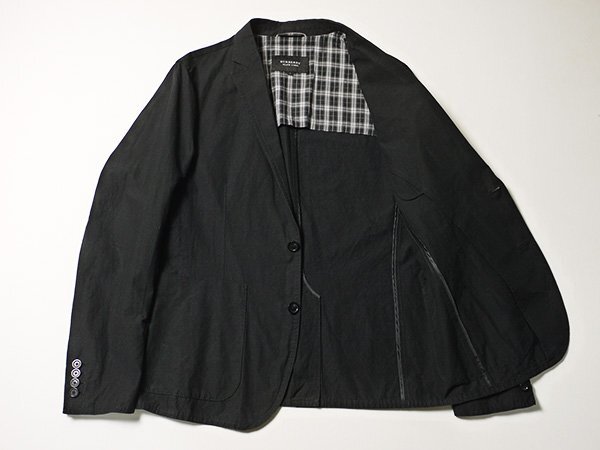 BURBERRY BLACK LABEL バーバリー ブラックレーベル コットンリネン 2Bジャケット 正規品 三陽商会 テーラードジャケット ブレザーの画像3