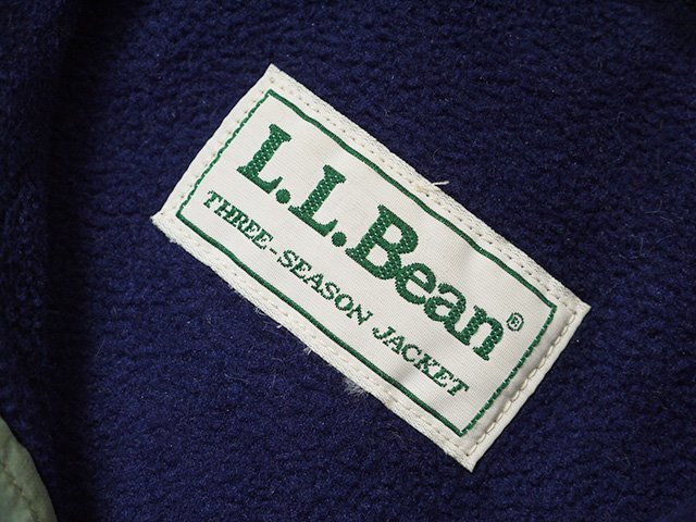 オールド◆　L.L.Bean　エルエルビーン　ナイロンフリースジャケット　Three Season Jacket　スリーシーズンジャケット　アウトドア_画像2