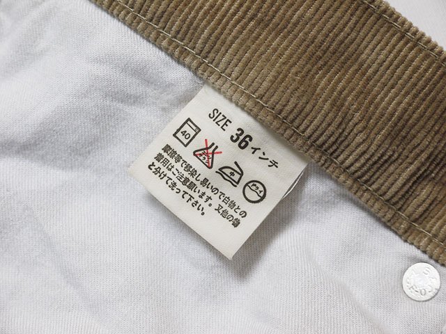 Levi's　リーバイス　515-15　コーデュロイパンツ　正規品　W36　細畝　コーズ　日本製　白タブ　1997　90s　_画像7