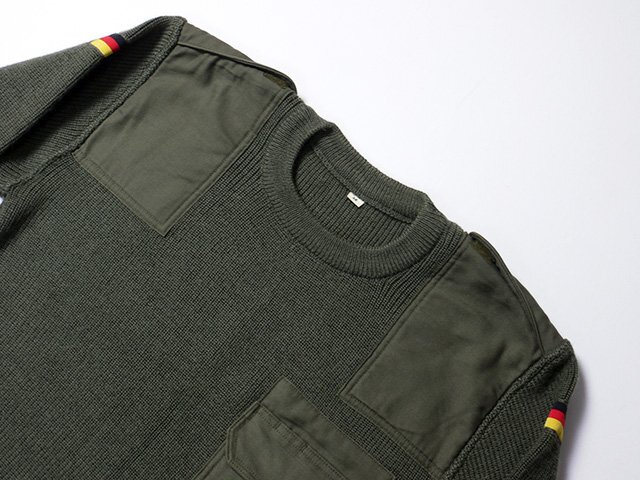 オールド◆ ドイツ軍 コマンドセーター サイズ48 ミリタリー ウール ニット セーター コンバットセーターの画像4