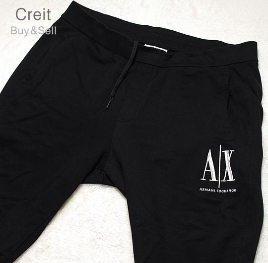 C278■美品★希少サイズXL★AXアルマーニエクスチェンジスエットパンツXLの画像2