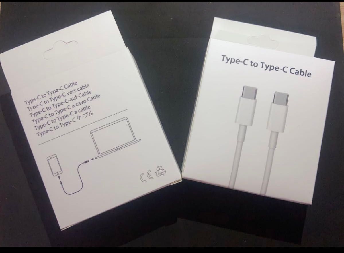 お得1Mx2本　タイプc ケーブル USB-C & USB-C 100W iPhone15