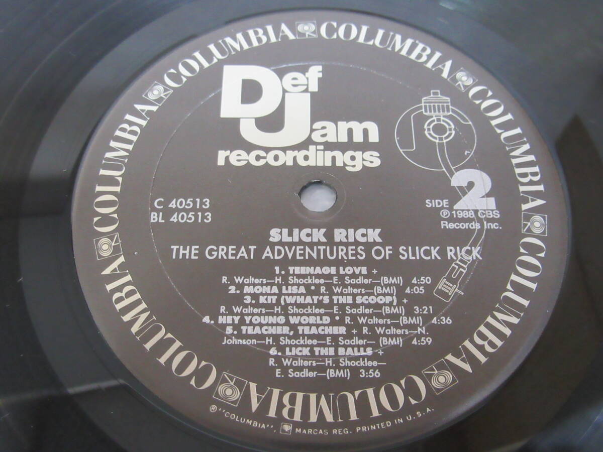 LP△SLICK RICK[THE GREAT ADVENTURES OF SLICK RICK]米US盤/スリック・リック_画像6