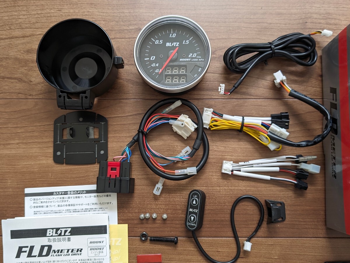 BLITZ FLD METER BOOST ブリッツ FLDメーター φ74 ブースト計 BLITZ FLD METER BOOST ブリッツ FLDメーター φ74 ブースト計