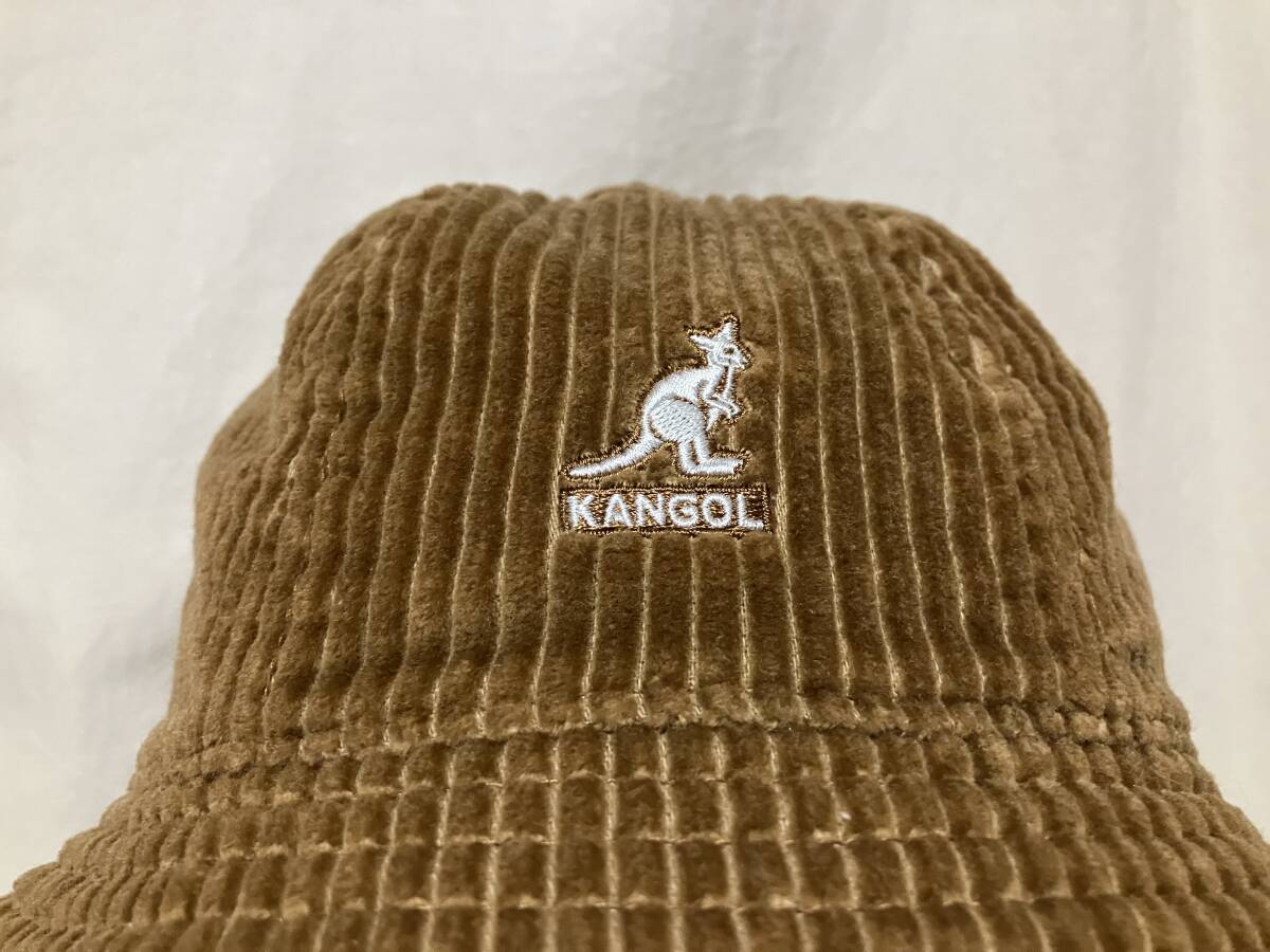 KANGOL SMU Wide Cord Casual Kangol вельвет с козырьком . шляпа / шляпа оттенок коричневого M б/у товар 