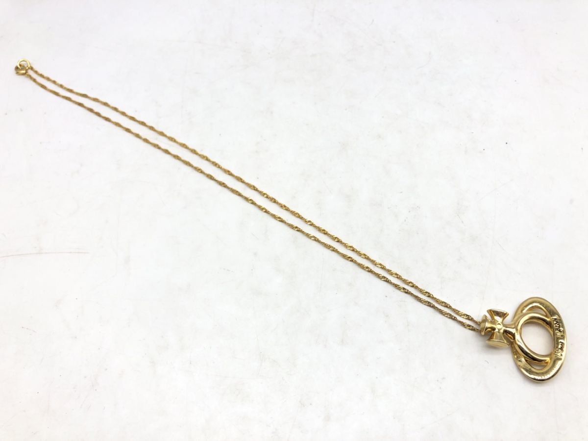 0301-502S5826　ネックレス Vivienne Westwood ヴィヴィアンウエストウッド オーブ ゴールドカラー アクセサリー_画像5