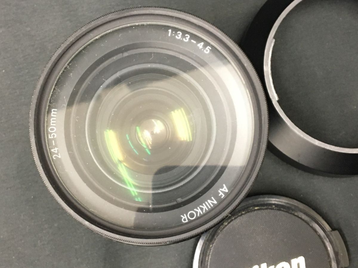 0205-255MK⑨5774 カメラレンズ　Nikon　ニコン　AF NIKKOR 24-50mm 1:3.3-4.5 カメラ部品_画像3