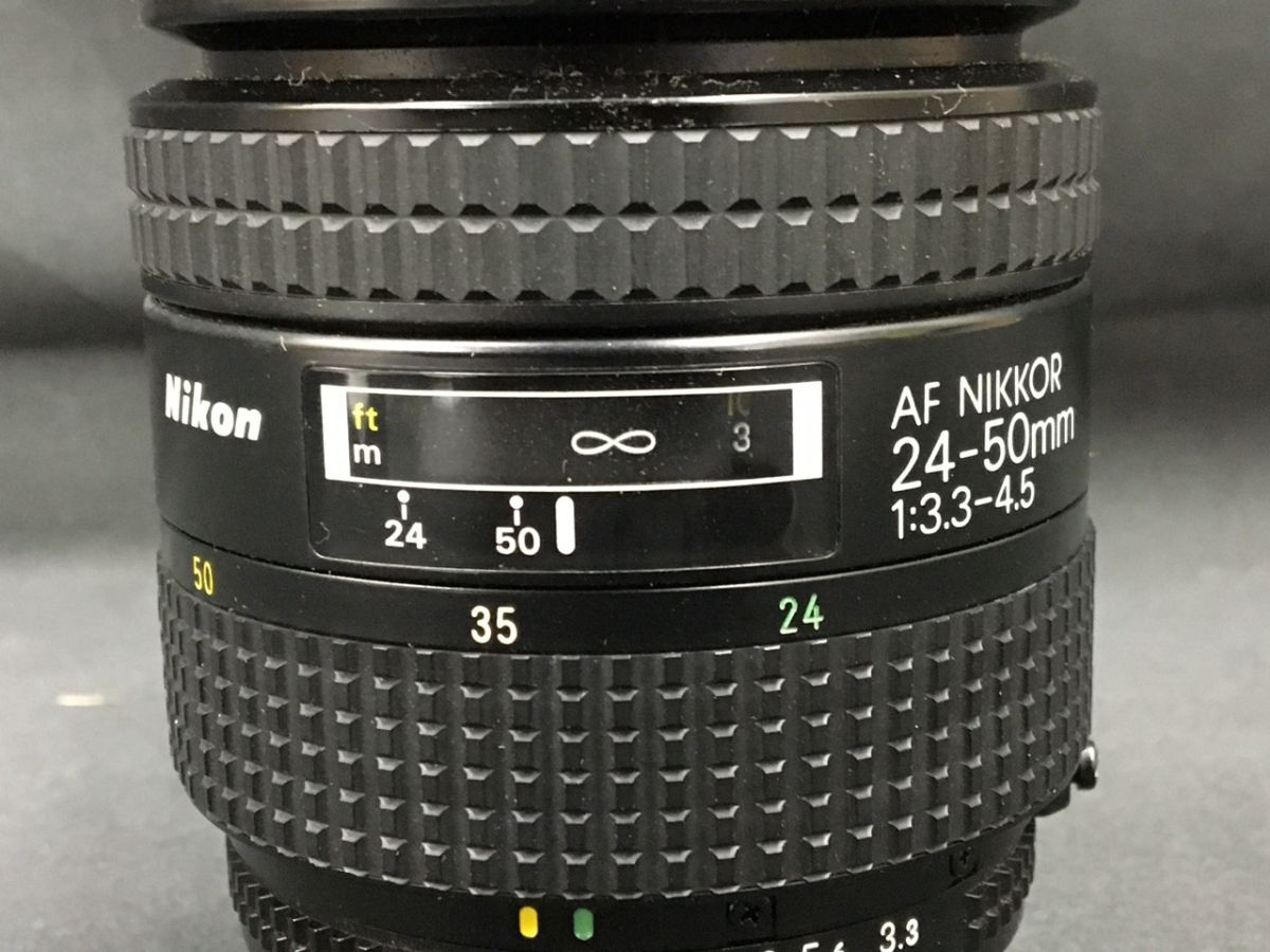 0205-255MK⑨5774 カメラレンズ　Nikon　ニコン　AF NIKKOR 24-50mm 1:3.3-4.5 カメラ部品_画像5