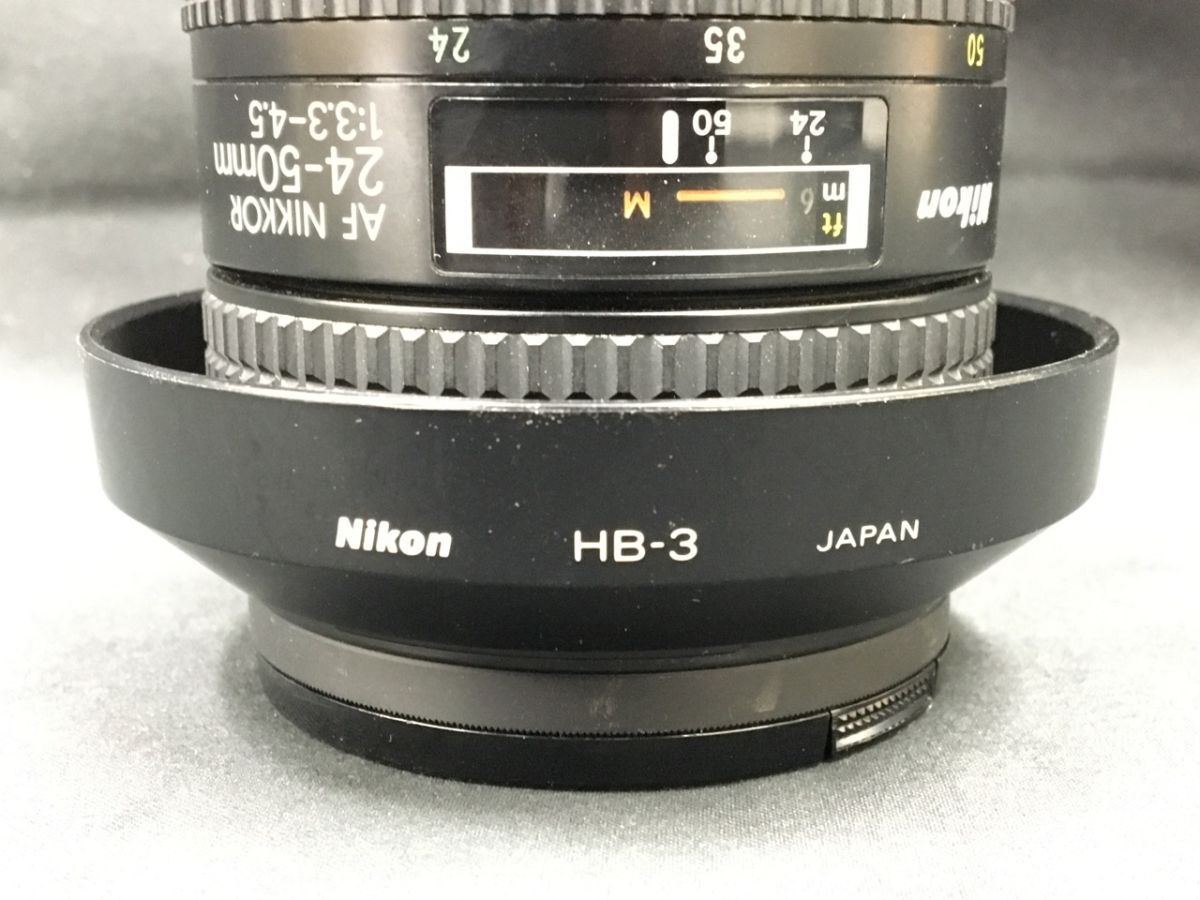 0205-255MK⑨5774 カメラレンズ　Nikon　ニコン　AF NIKKOR 24-50mm 1:3.3-4.5 カメラ部品_画像8