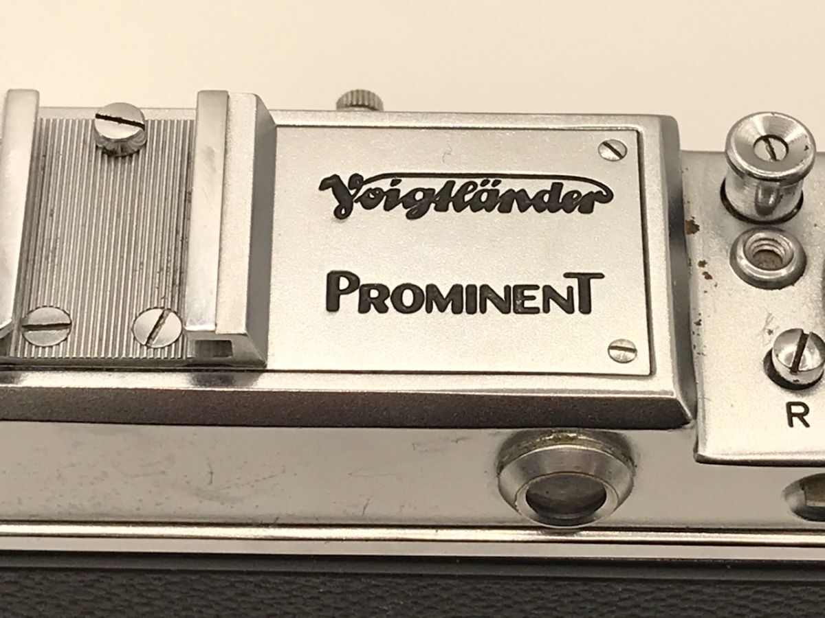 0303-118S⑨5926 フィルムカメラ VOIGTLANDER フォクトレンダー PROMINENT プロミネント レンジファインダー ボディ 高級_画像3