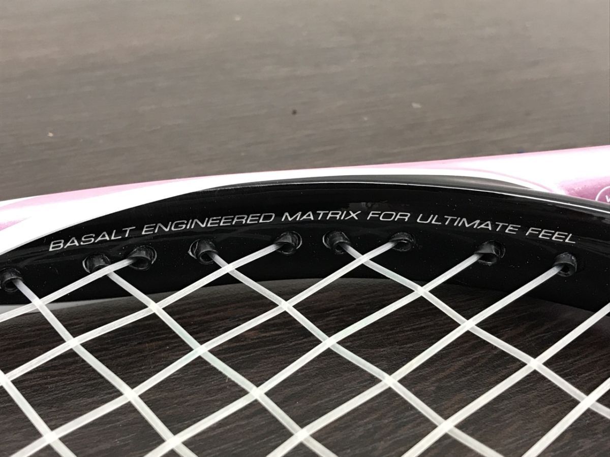 0303-117T⑳23150 テニスラケット Wilsonウィルソン ピンク CORAL WAVE BLX　硬式用ラケット ？？アウトドアスポーツ_画像7