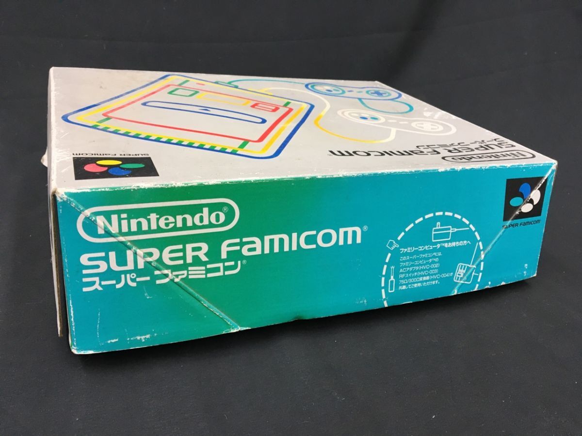 0304-222MKM23285 スーパーファミコン 通電◯　Nintendo　ニンテンドー　HVC-002　テレビゲーム機　ソフト付き　_画像9
