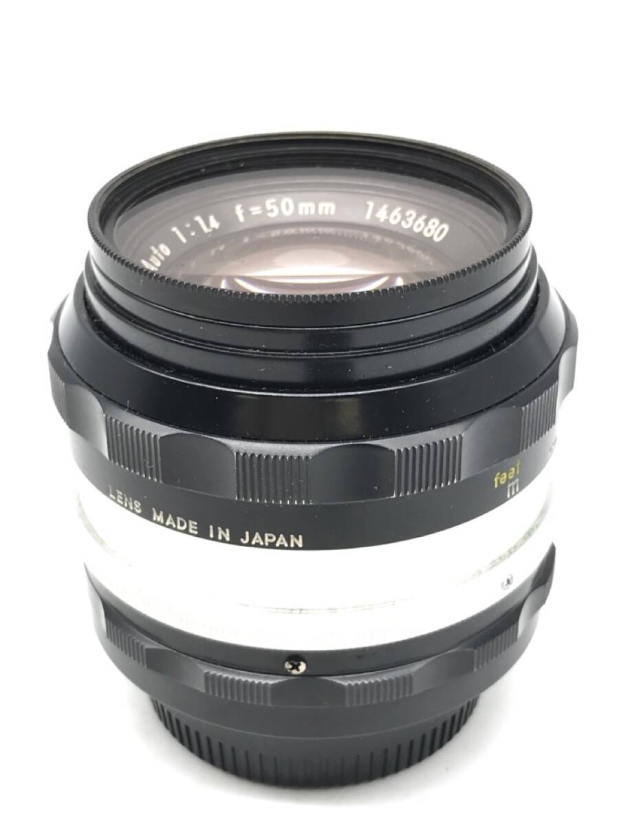 0303-110T②22862 レンズ Nikon ニコン NIKKOR-S.C Auto 1:1.4 f=50mm 1463680 ,フィルター L1A 52mm MF 一眼レフ カメラ部品の画像8