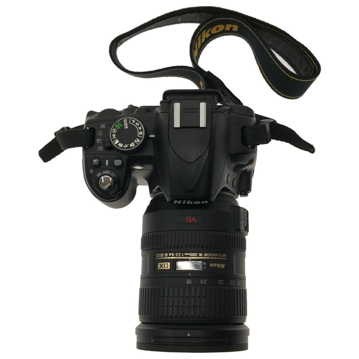 【美品 訳あり品】Nikon D3100 デジタル一眼レフカメラ DX AF-S NIKKOR 18-200mm F3.5-5.6 G ED VR オートフォーカスレンズ 現状品 C3940_画像6