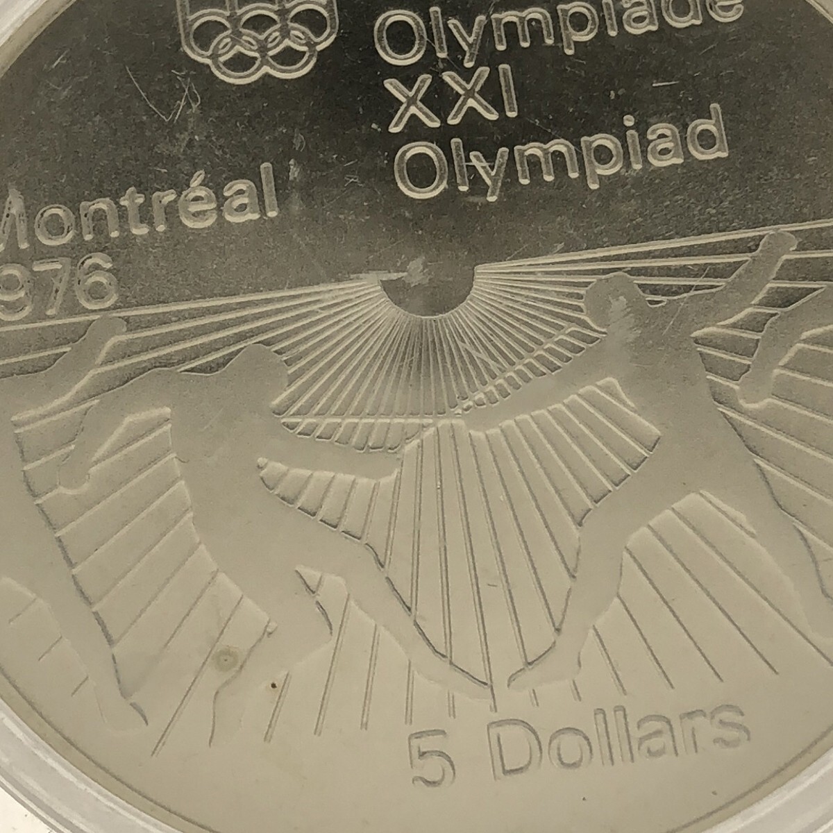 【記念コイン 8枚まとめ】1976年 モントリオール オリンピック10ドル×4 5ドル×4 銀貨 ケース付き 五輪 シルバー カナダ dollar 現状 M719の画像10