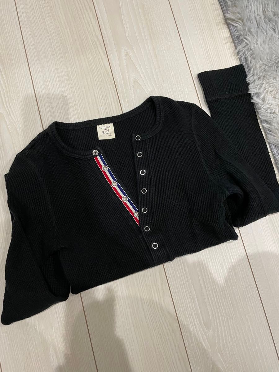 Tommy girl ワッフルカットソー(ロンT) Sサイズ ２枚【美品】