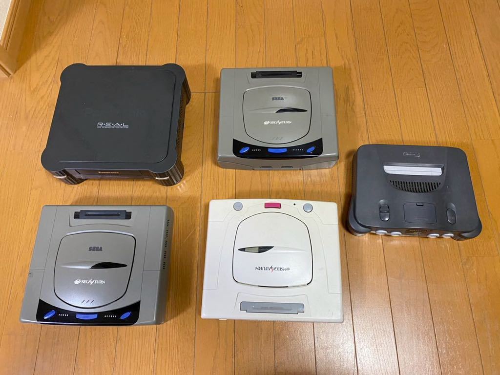 SEGA NINTEDO64 Panasonic ゲーム機 5点まとめ売りジャンク品の画像1