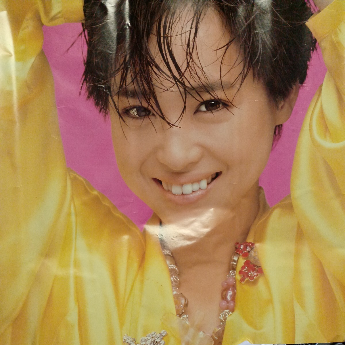  Matsuda Seiko не продается постер Showa идол Short cut ...SONY