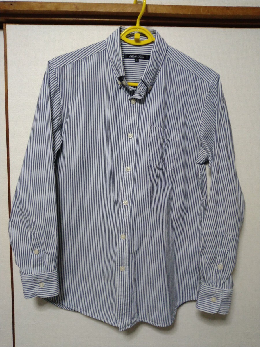 《T25》 ボタンダウンシャツ 39.5-79 綿100 Mぐらい ビジカジ ワイシャツ_画像1