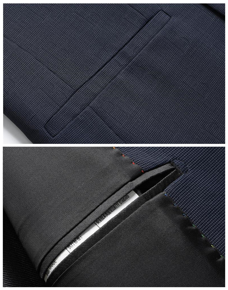 テーラードジャケット　ビジネスジャケット　スーツ　メンズ*新品　ブルゾン　ブレザー春秋服　大きいサイズあり【5569】ブルー　3XL_画像7