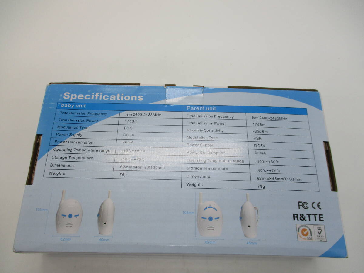 1-370153 [ with translation ] TJK audio monitor baby monitor YK-2