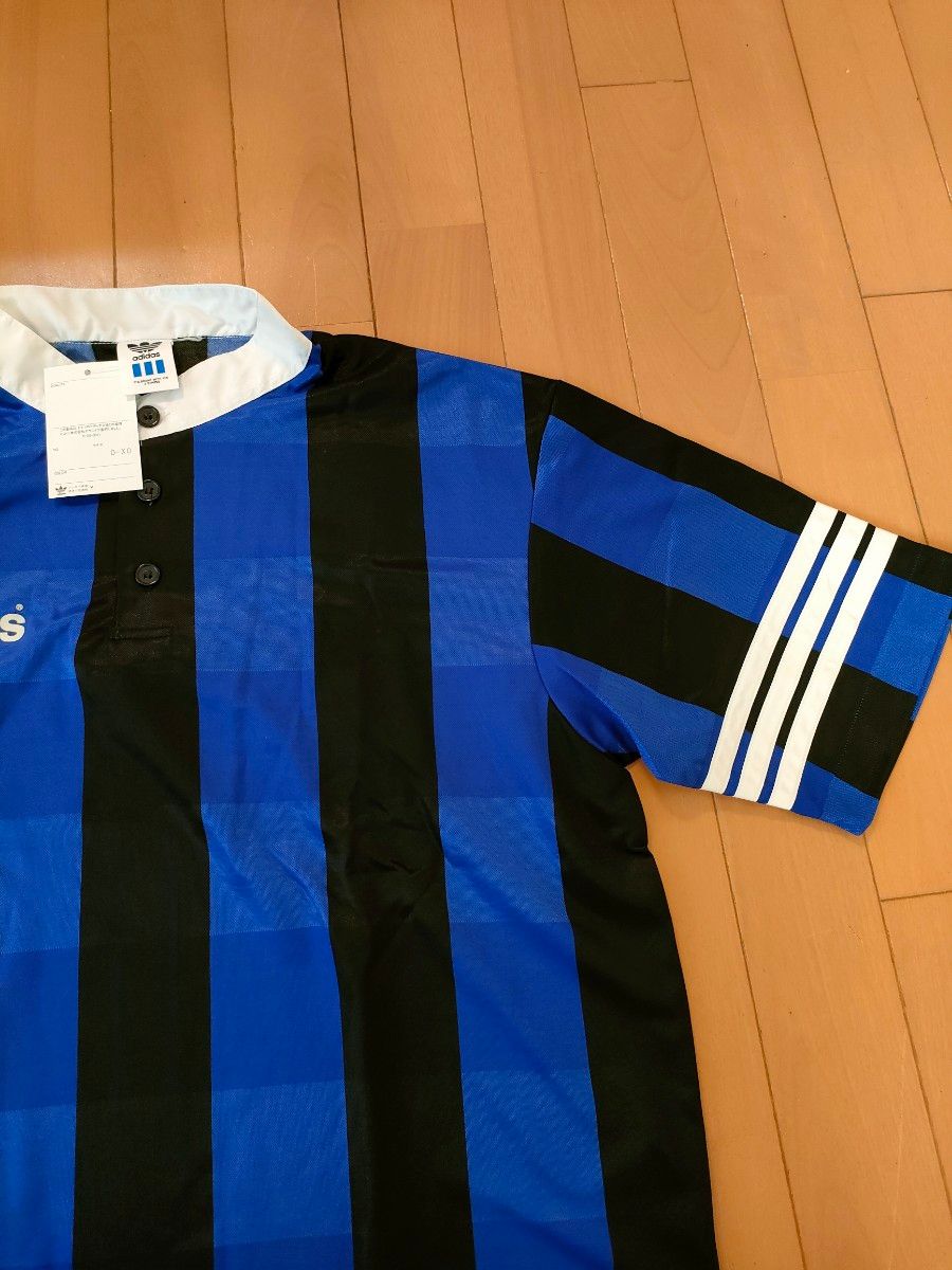 ガンバ大阪　1997-1998デザイン　adidas　アディダス　練習着に　サッカー ストライプMLサイズ