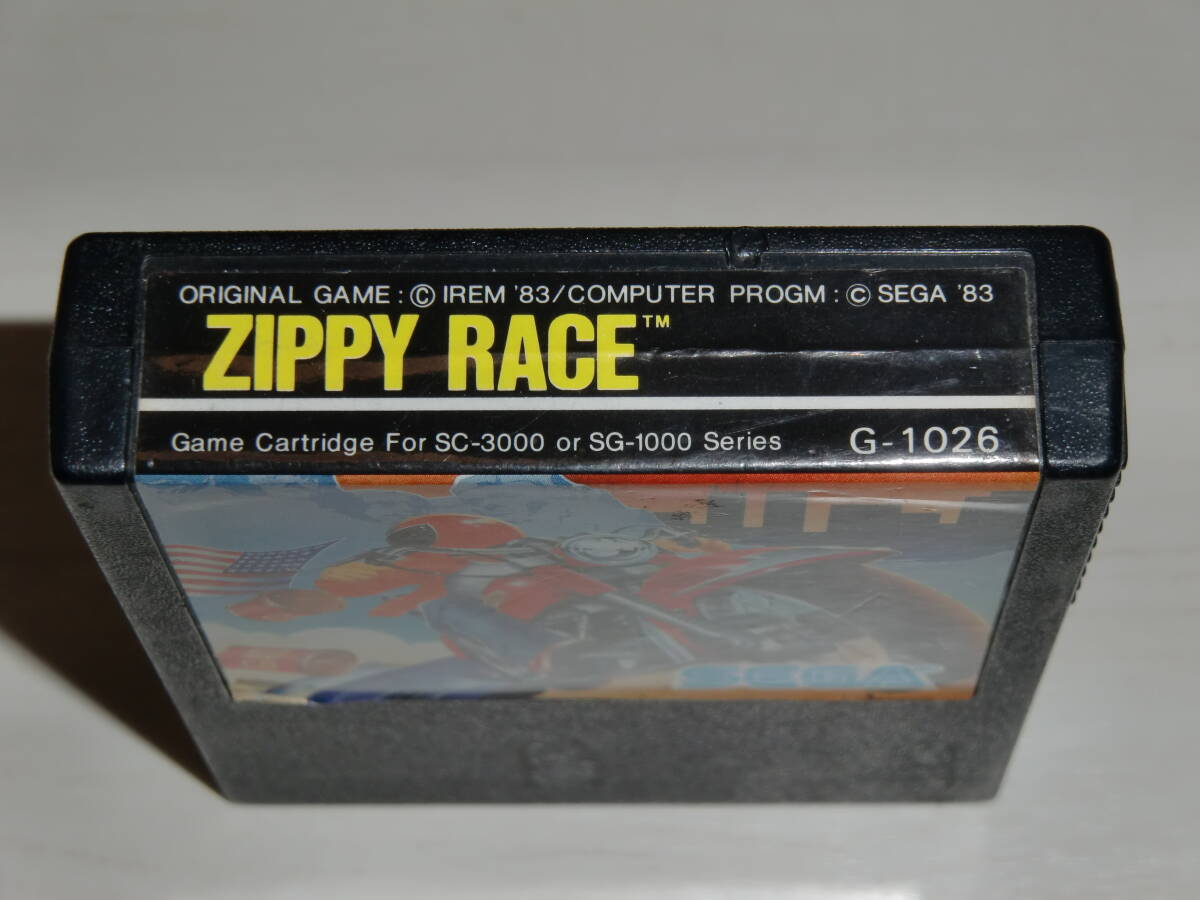 [SC-3000orSG-1000版]ジッピーレース(ZIPPY RACE) カセットのみ セガ(SEGA)製 SC-3000orSG-1000専用★注意★後期再販絵柄版 ソフトのみ 特の画像3