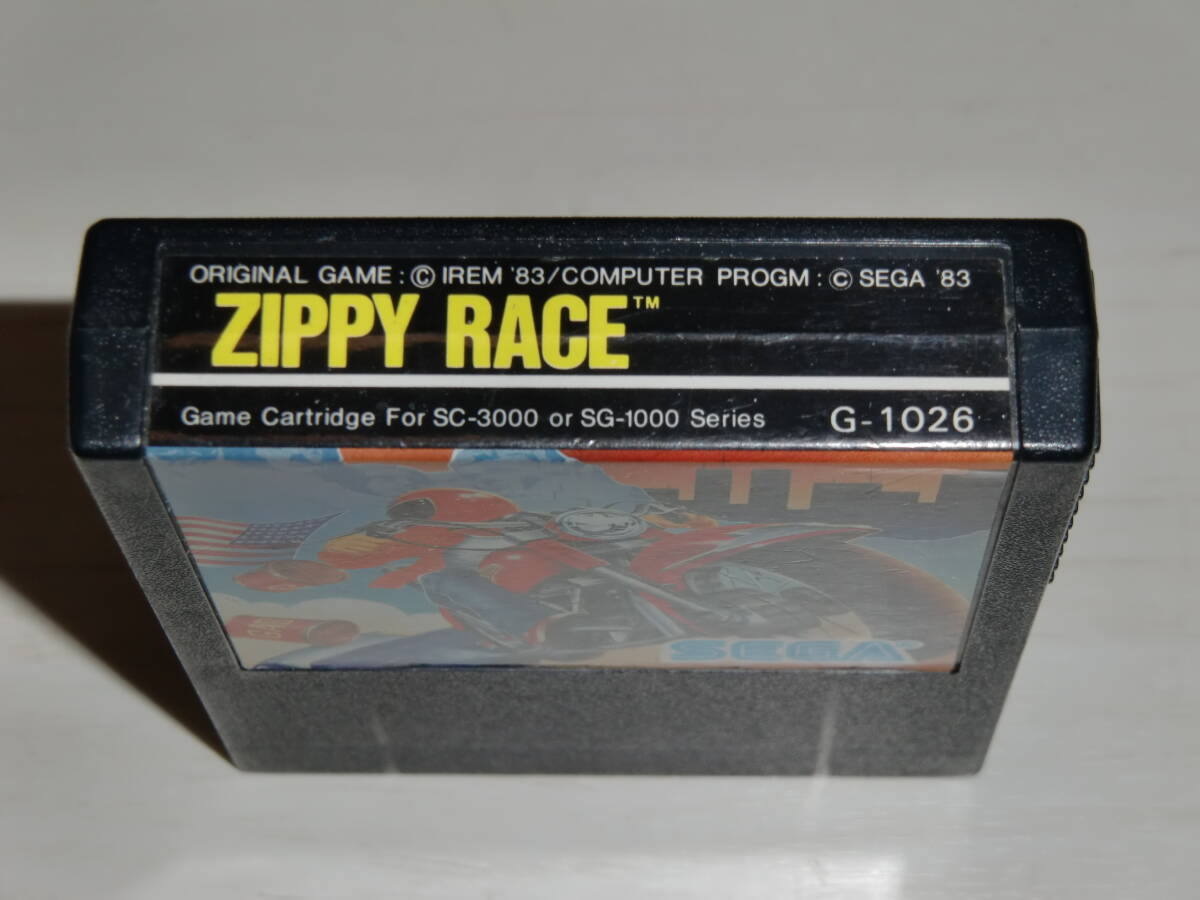 [SC-3000orSG-1000 version ] Zippy race (ZIPPY RACE) cassette only Sega (SEGA) made SC-3000orSG-1000 exclusive use * attention * latter term repeated .. pattern version soft only defect 