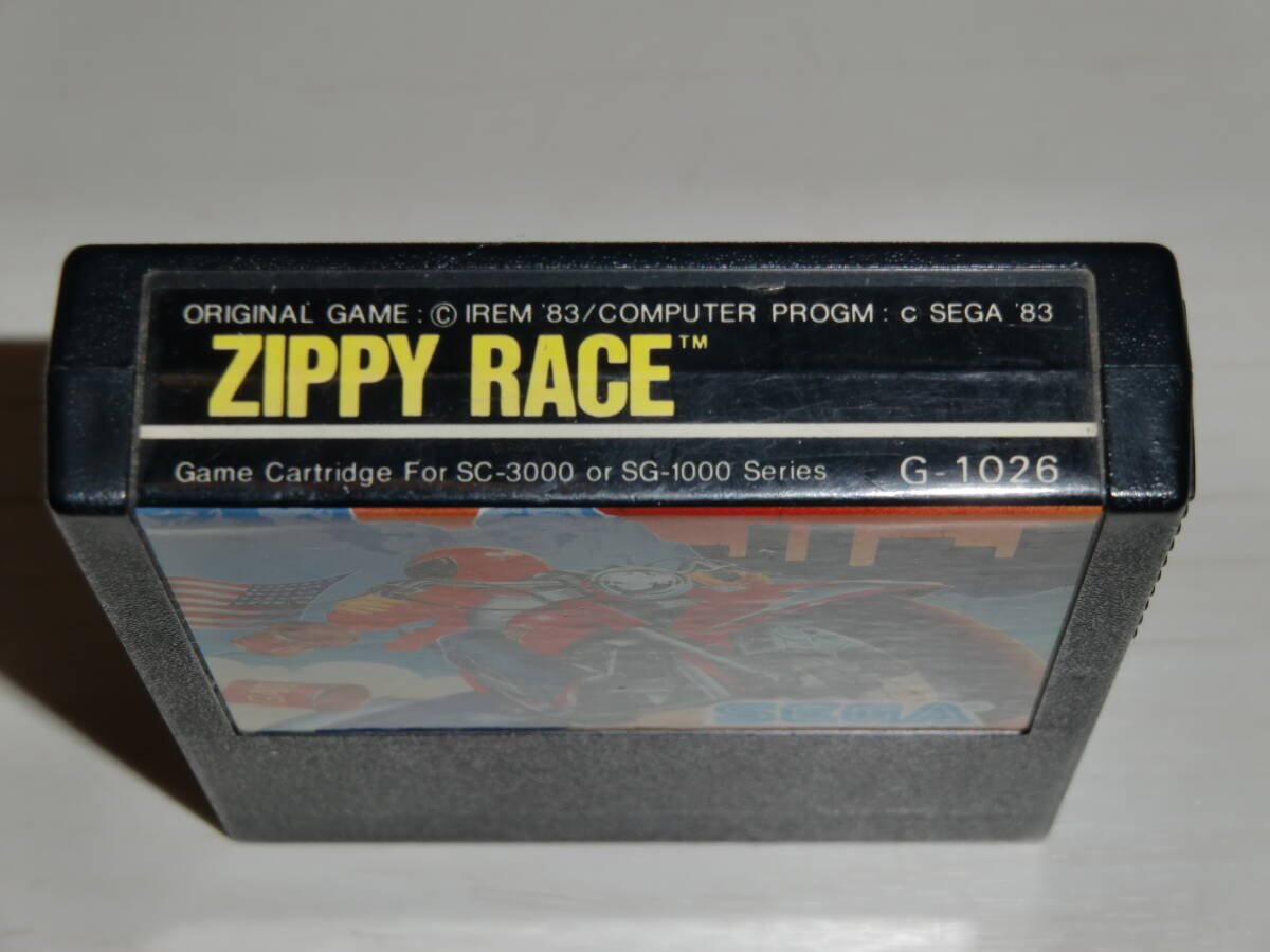 [SC-3000orSG-1000版]ジッピーレース(ZIPPY RACE) カセットのみ セガ(SEGA)製 SC-3000orSG-1000専用★注意★後期再販絵柄版 ソフトのみ サの画像3