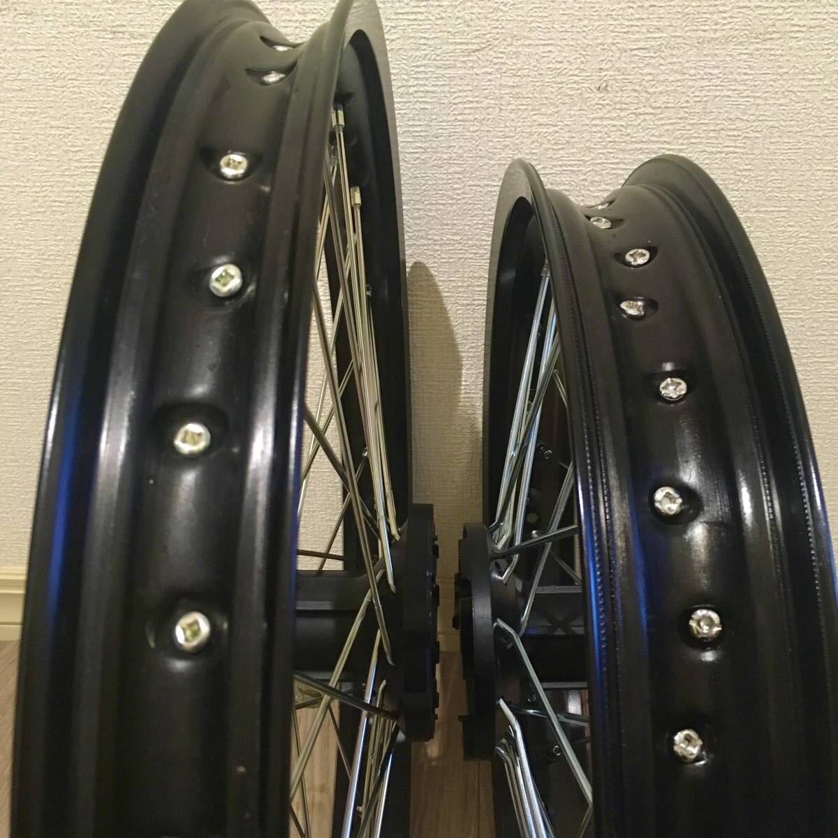 トリッカー XT250X セロー250 フルサイズ ホイールセット 21インチ 18インチ [検] DG10J DG11J DG16J DG17J DG31J DG32J セロー225 ヤマハ_画像3