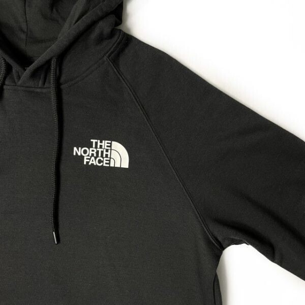 1円～!売切!【正規新品】THE NORTH FACE◆W NOV GRAPHIC HOODIE パーカー スウェット US限定 裏起毛 ボックスロゴ 登山(M)黒 181130-30_画像5