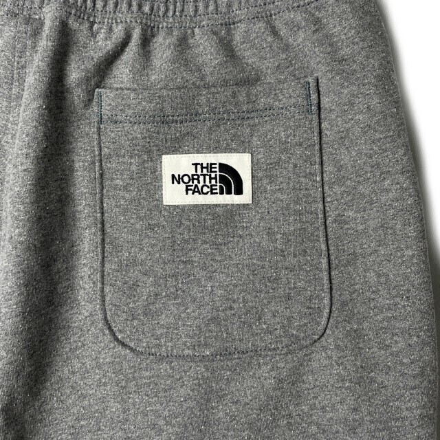 1円～!売切!【正規新品】THE NORTH FACE◆HERITAGE PATCH JOGGERS ジョガーパンツ US限定 ロゴパッチ 裏起毛(M)グレー 190110-25_画像10