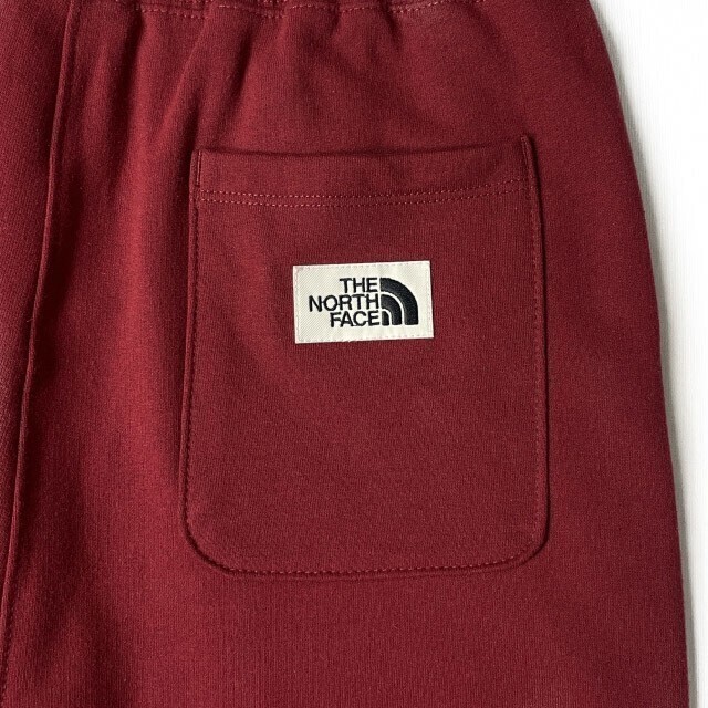 1円～!売切!【正規新品】THE NORTH FACE◆HERITAGE PATCH JOGGERS ジョガーパンツ スウェット US限定 ロゴパッチ 裏起毛(S)赤 190110-25_画像9