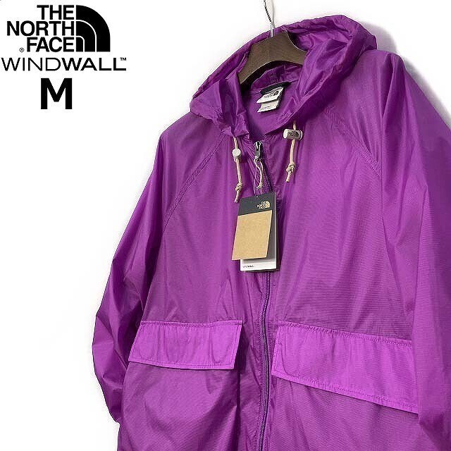 1円～!売切!【正規新品】THE NORTH FACE◆HERITAGE WIND JACKET フルジップ ウィンド パーカー US限定 ナイロン 防風 撥水(M)紫① 180915-5_画像3