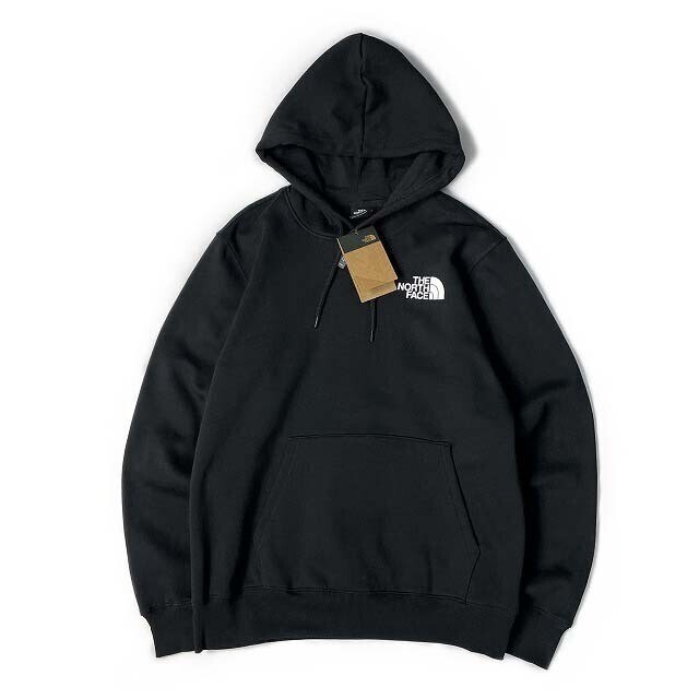 1円～!売切!【正規新品】THE NORTH FACE BOX NSE PULLOVER HOODIE パーカー US限定 ボックスロゴ 裏起毛 グラフィック(XL)黒 181130-30の画像5