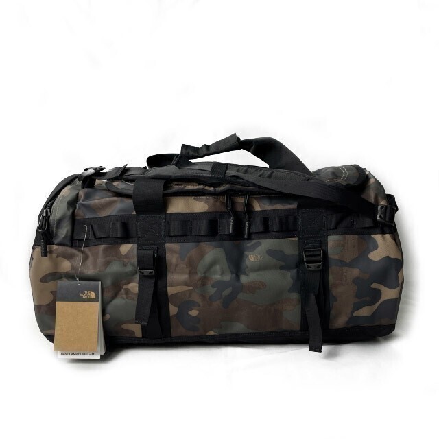 1円～!売切!【正規新品】THE NORTH FACE◆BASE CAMP DUFFEL ボストンバック リュック バックパック US限定 旅行(M/71L)茶 迷彩 180626-75_画像3