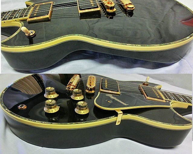 3 エレキギター YAMAHA ヤマハ SG3000 CUSTOM Black Metallic ブラック メタリック ケース付の画像8