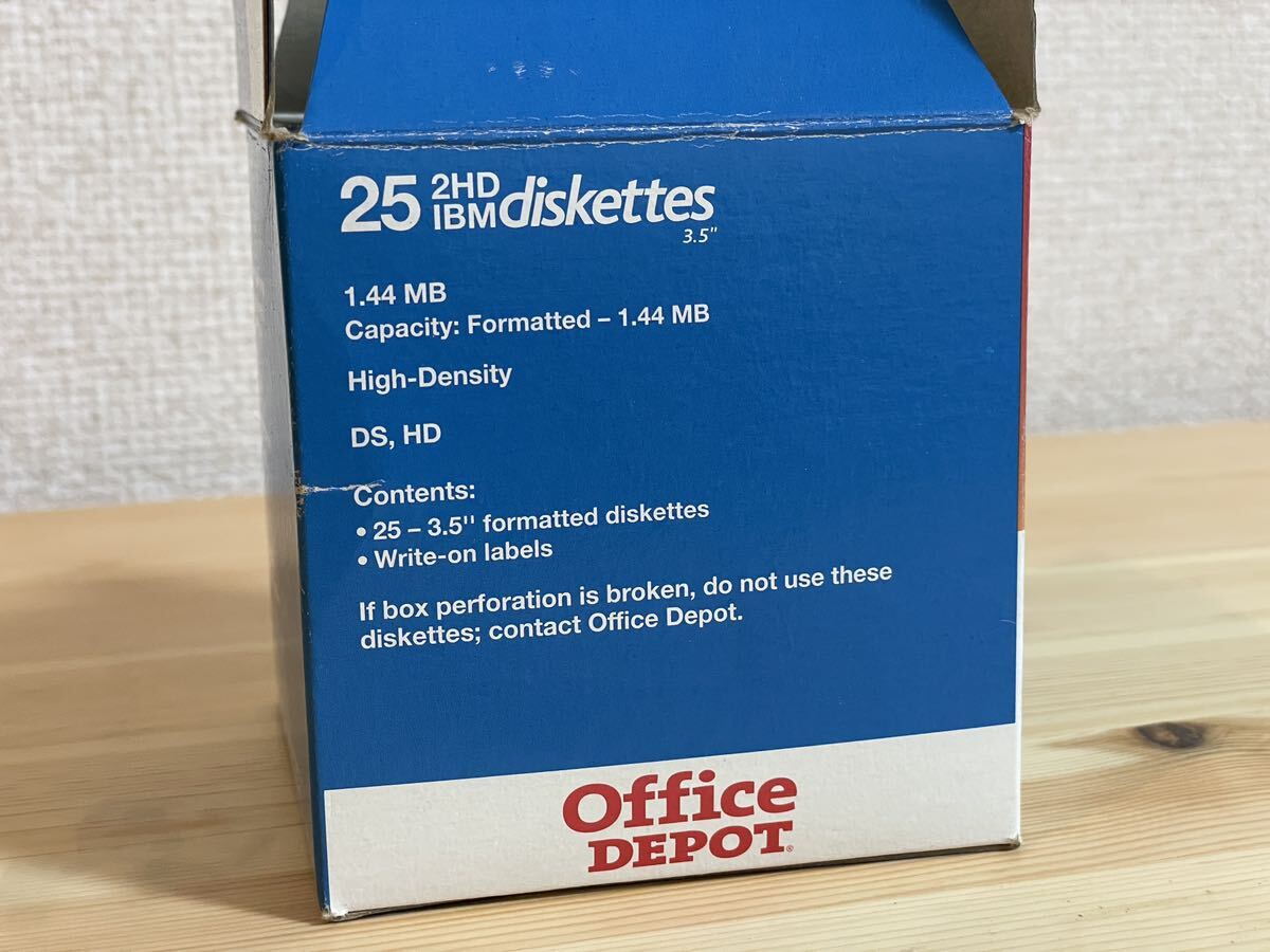 ●Office DEPOT 3.5型 フロッピーディスク 2HD 1.44MB 未使用？ 24枚●_画像3