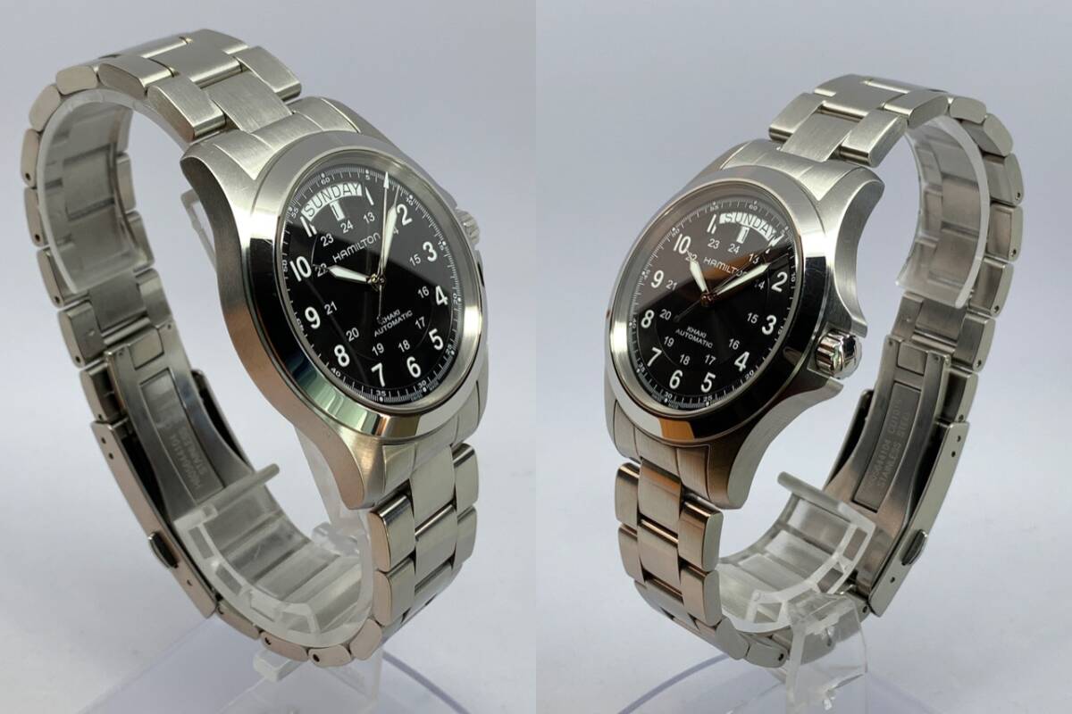 ハミルトン 公式正規品 カーキ フィールド キング オート 80時間 自動巻 腕時計 H64455133 メンズ_画像2