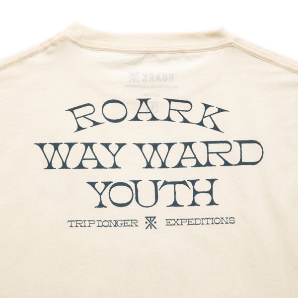 ROARK REVIVAL(ロアークリバイバル)『"W.W.Y" TEE』NATURAL L