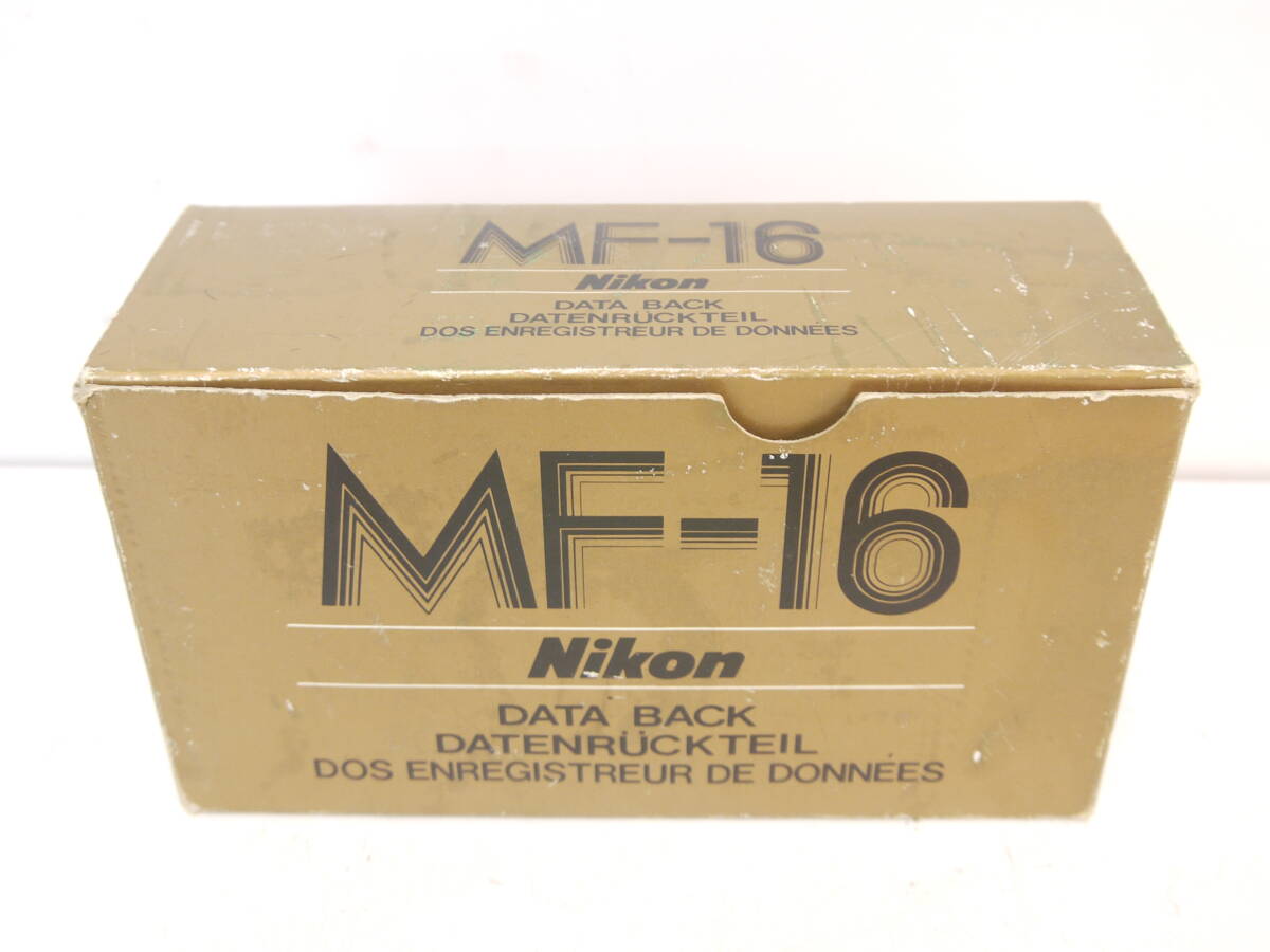 65 Nikon DATABACK MF-16 FE2/FM2用 ニコン データバック 箱/取説付_画像7
