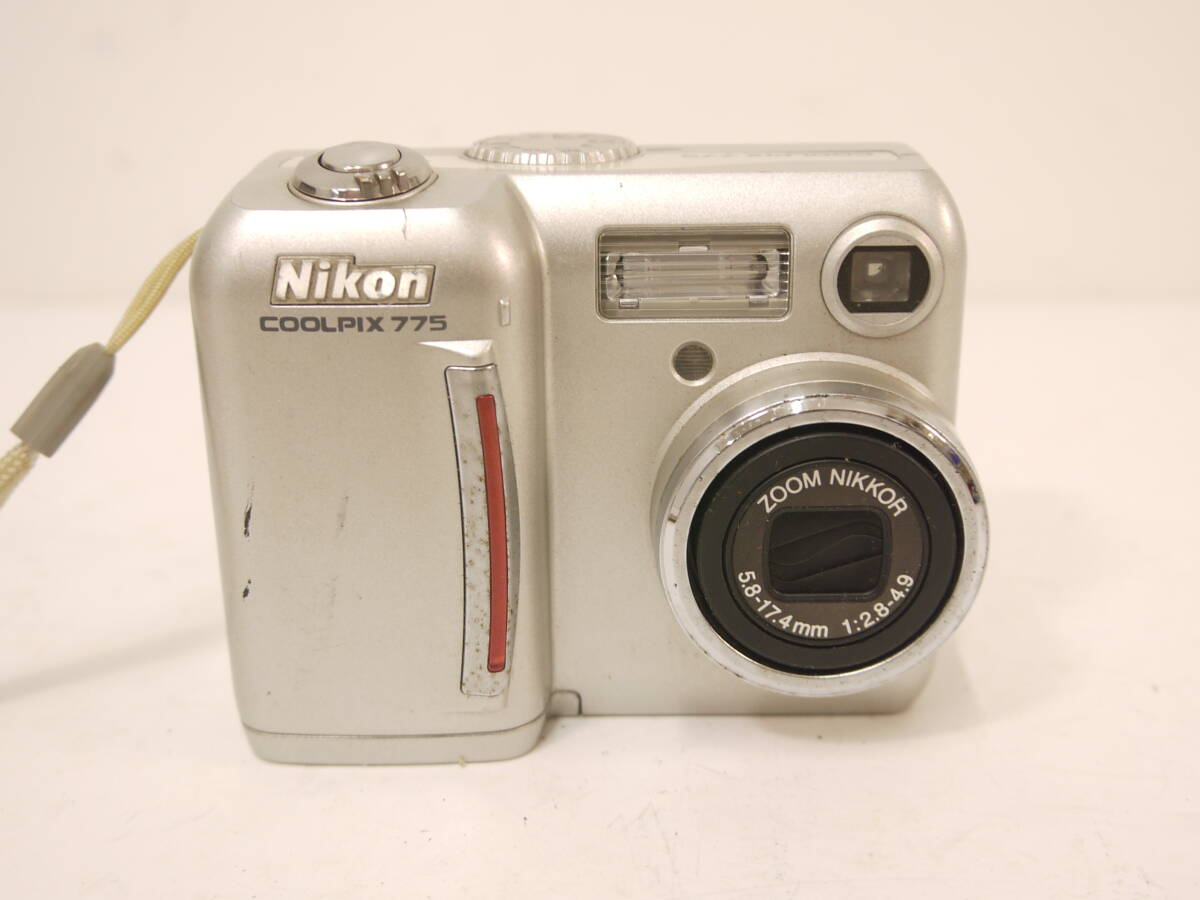 227 Nikon COOLPIX 775 ZOOM NIKKOR 5.8-17.4mm 1:2.8-4.9 ニコン クールピクス デジカメ デジタルカメラ 電池式_画像2