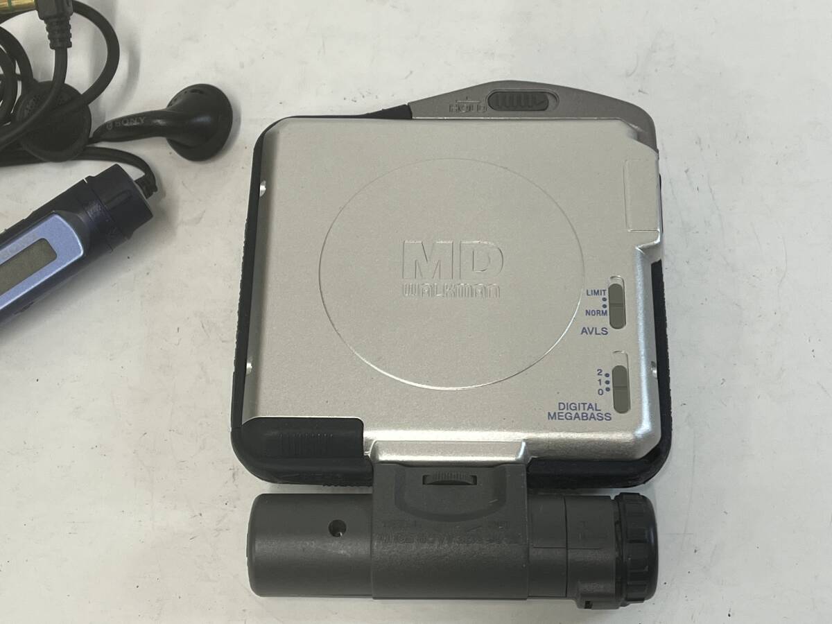 259 SONY MDWALKMAN MZ-E44 ソニー MDウォークマン リモコン付 MDプレーヤー_画像4