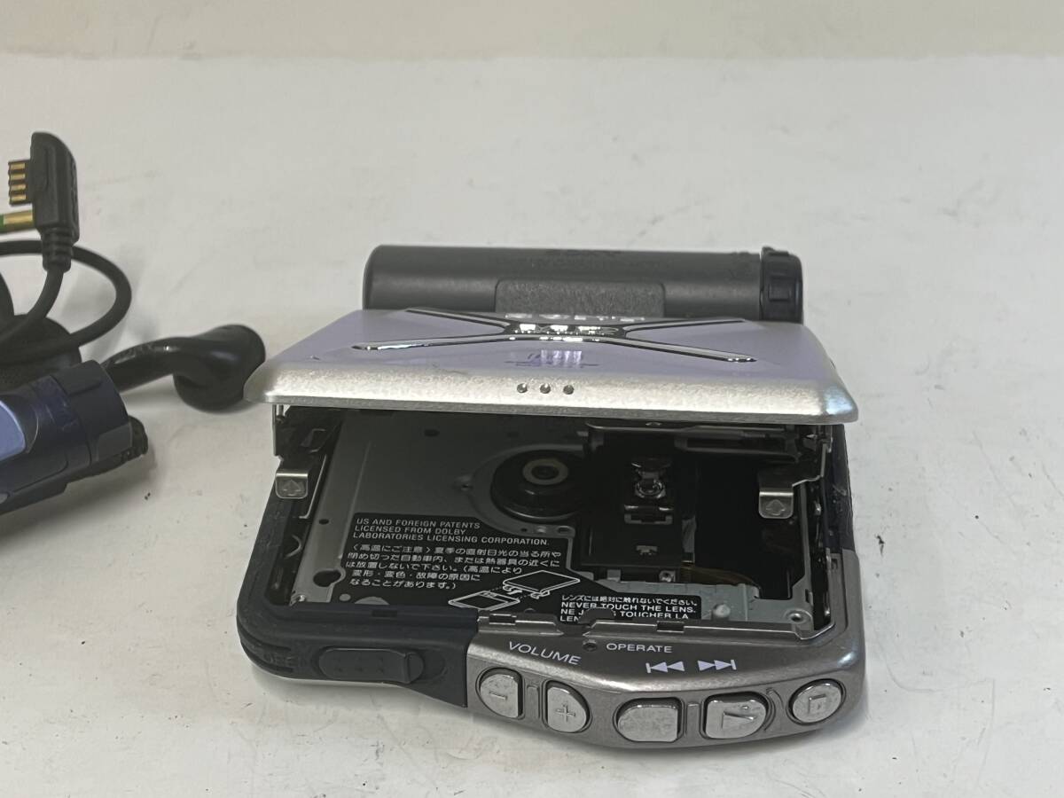 259 SONY MDWALKMAN MZ-E44 ソニー MDウォークマン リモコン付 MDプレーヤー_画像6