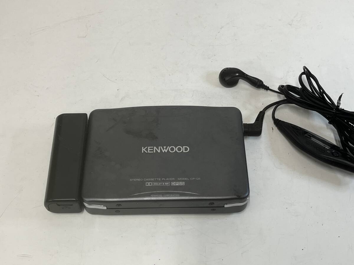 260 KENWOOD CP-Q5 ケンウッド カセットプレーヤー ポータブルカセットプレーヤー リモコン付 _画像8