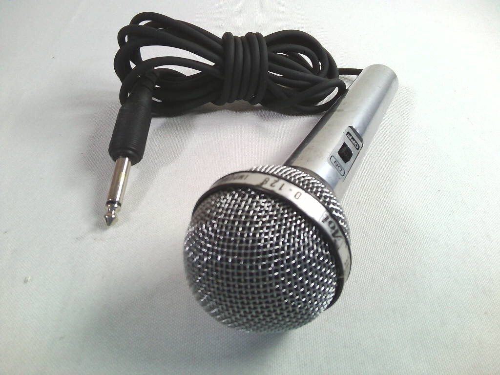  retro * Aoi electrodynamic microphone ro phone UD-128 made in Japan 600Ω* not yet verification! Junk 