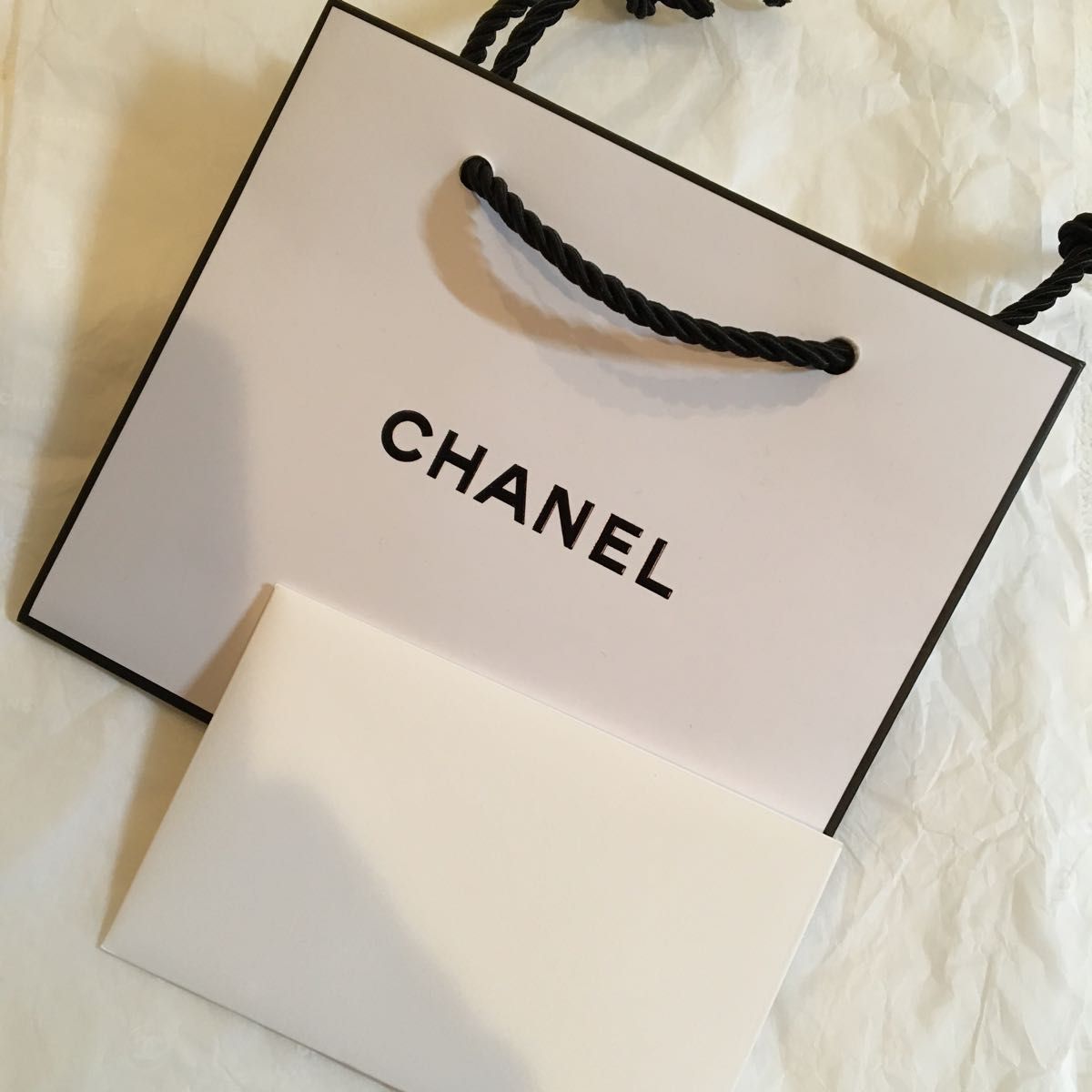 シャネル CHANEL 紙袋 ショップ袋 ショッパー　小　メッセージカード