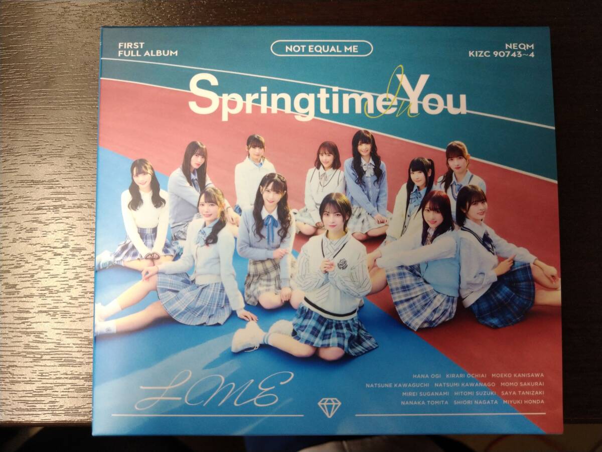 ≠ME 1stアルバム「Springtime In You」 初回限定盤 ノットイコールミー ノイミー CDの画像1